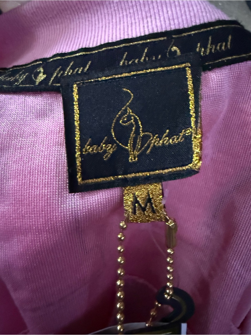 Baby Phat Pink Logo Chain-Tag Top - Picture 6 of 6